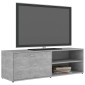 vidaXL Έπιπλο Τηλεόρασης Γκρι Σκυροδέματος 120x34x37 εκ. Μοριοσανίδα