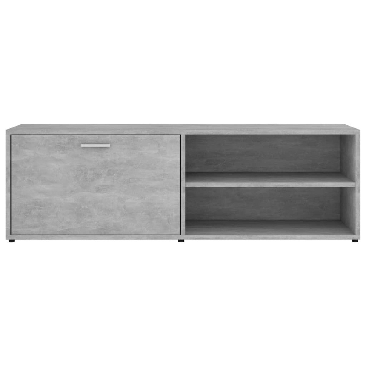 vidaXL Έπιπλο Τηλεόρασης Γκρι Σκυροδέματος 120x34x37 εκ. Μοριοσανίδα