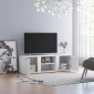 vidaXL Έπιπλο Τηλεόρασης Λευκό 120 x 34 x 37 εκ. από Μοριοσανίδα