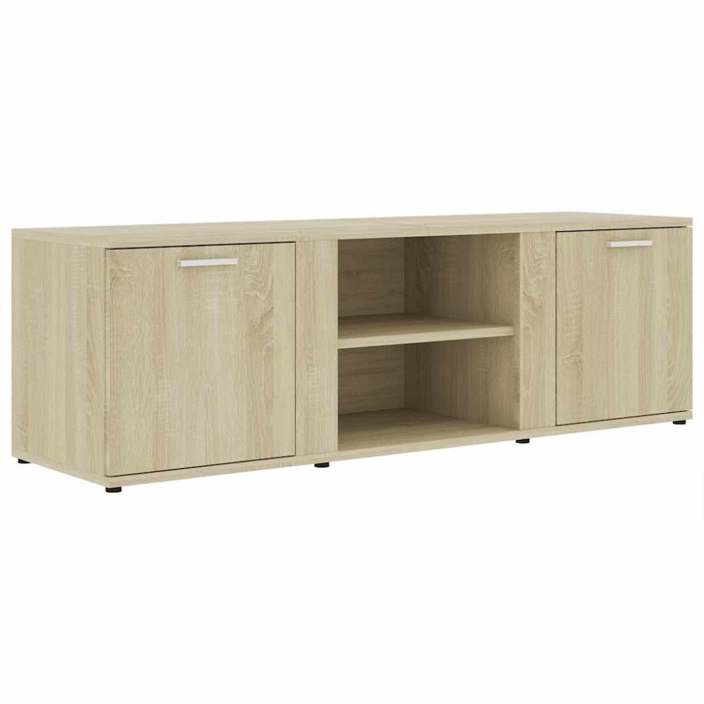 vidaXL Έπιπλο Τηλεόρασης Sonoma Δρυς 120 x 34 x 37 εκ. από Επεξ. Ξύλο