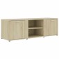 vidaXL Έπιπλο Τηλεόρασης Sonoma Δρυς 120 x 34 x 37 εκ. από Μοριοσανίδα