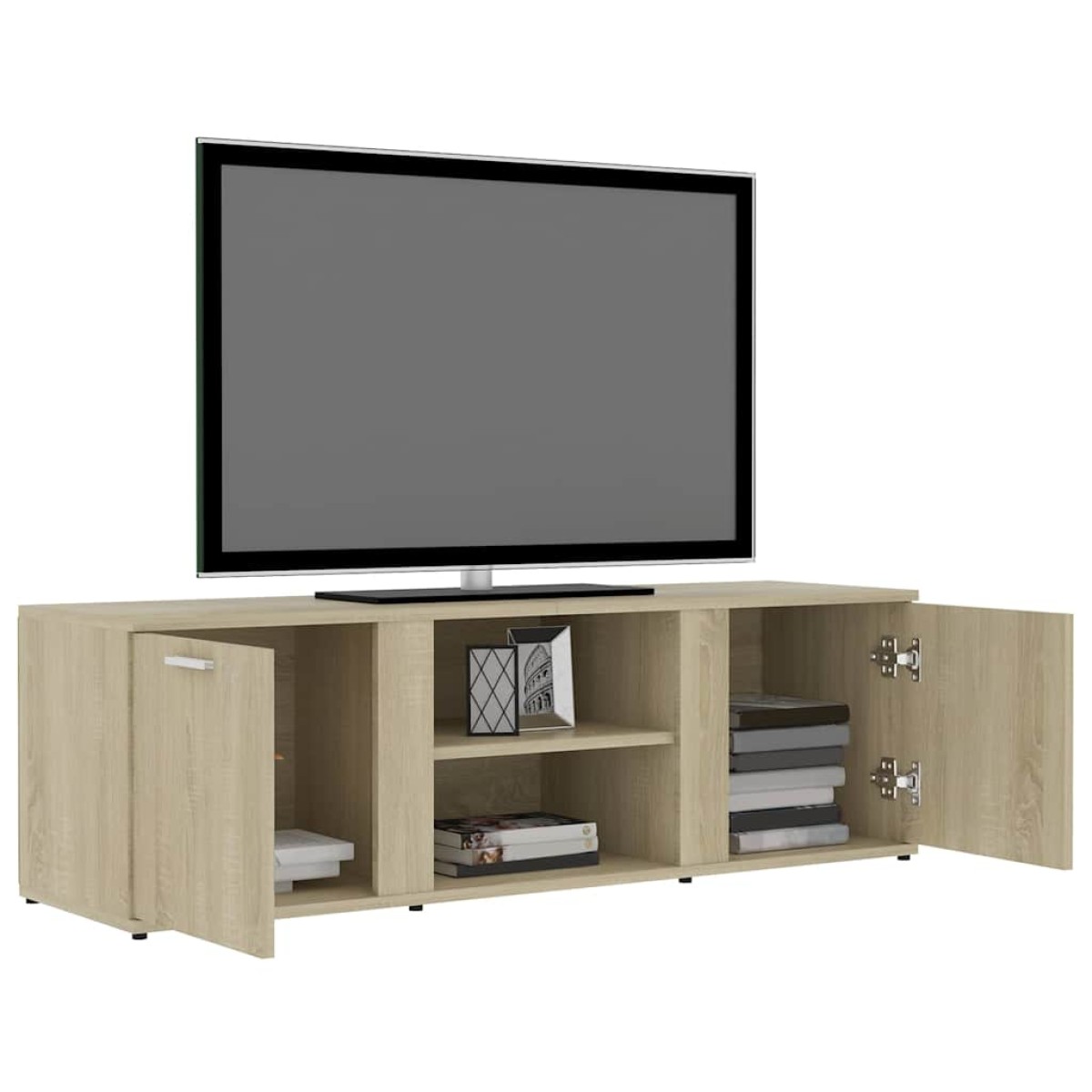 vidaXL Έπιπλο Τηλεόρασης Sonoma Δρυς 120 x 34 x 37 εκ. από Μοριοσανίδα