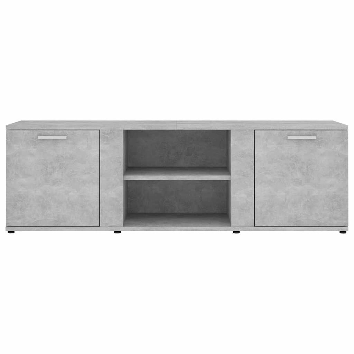 vidaXL Έπιπλο Τηλεόρασης Γκρι Σκυροδέματος 120x34x37 εκ. Μοριοσανίδα