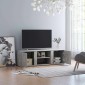 vidaXL Έπιπλο Τηλεόρασης Γκρι Σκυροδέματος 120x34x37 εκ. Μοριοσανίδα