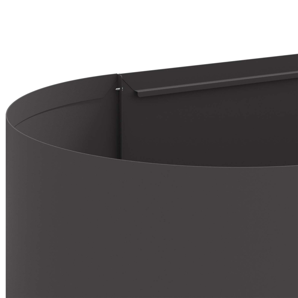 vidaXL Υψωμένο Κρεβάτι Κήπου Μαύρο 120 x 40 x 40 cm Ατσάλι