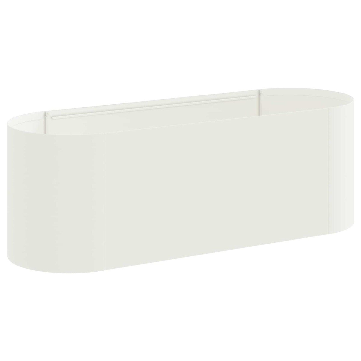 vidaXL Υψωμένο Κρεβάτι Κήπου Λευκό 120 x 40 x 40 εκ