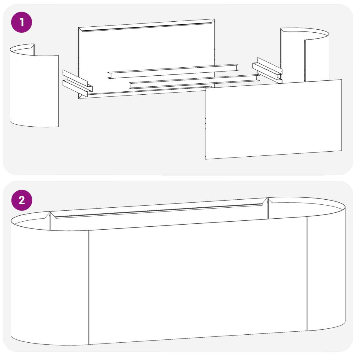 vidaXL Υψωμένο Κρεβάτι Κήπου Λαδί 120 x 40 x 40 εκ.
