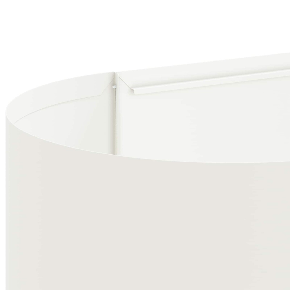 vidaXL Υψωμένο Κρεβάτι Κήπου Λευκό 280 x 40 x 40 εκ.