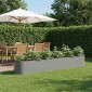 vidaXL Υψωμένο Κρεβάτι Κήπου Ανθρακί 280 x 40 x 40 εκ.