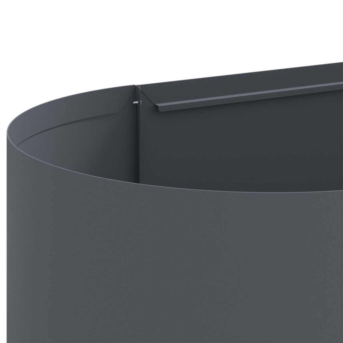 vidaXL Υψωμένο Κρεβάτι Κήπου Ανθρακί 360 x 40 x 40 εκ