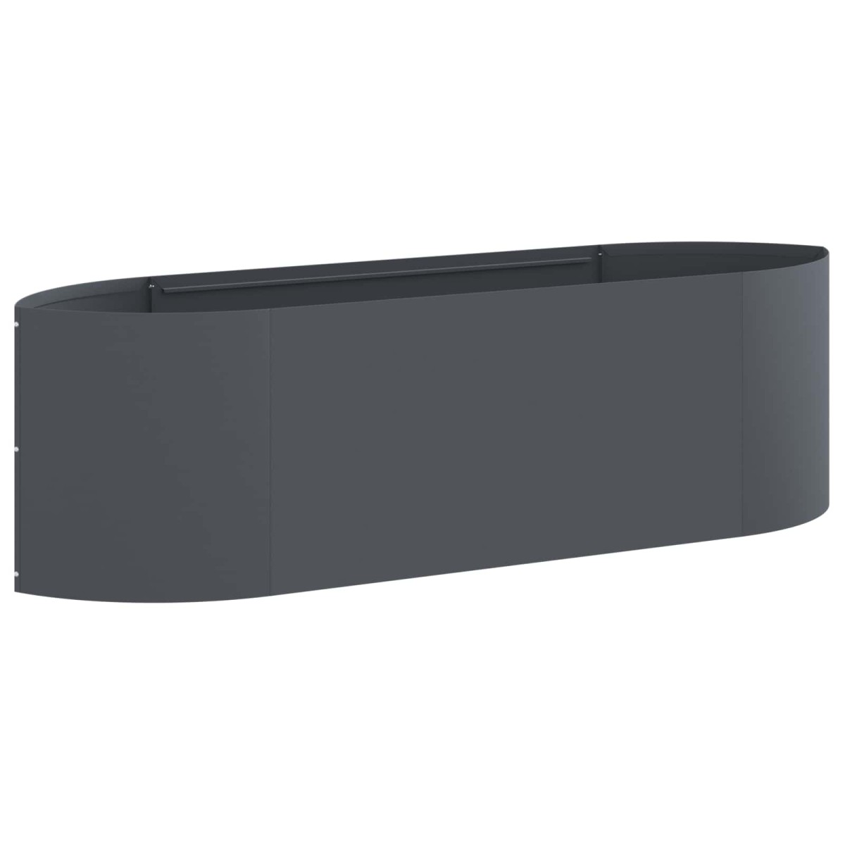 vidaXL Υψωμένο Κρεβάτι Κήπου Ανθρακί 140 x 40 x 40 εκ Ατσάλι