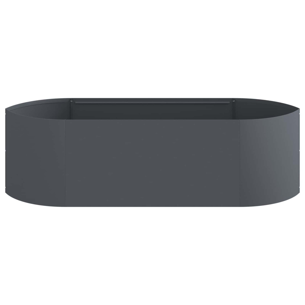 vidaXL Υψωμένο Κρεβάτι Κήπου Ανθρακί 140 x 40 x 40 εκ Ατσάλι