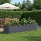 vidaXL Υψωμένο Κρεβάτι Κήπου Ανθρακί 220 x 40 x 40 εκ Ατσάλι