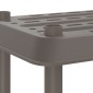 vidaXL Μονάδα Ραφιού 2 επίπεδα 100 x 40 x 55,5 εκ PP Ανοιχτό γκρι