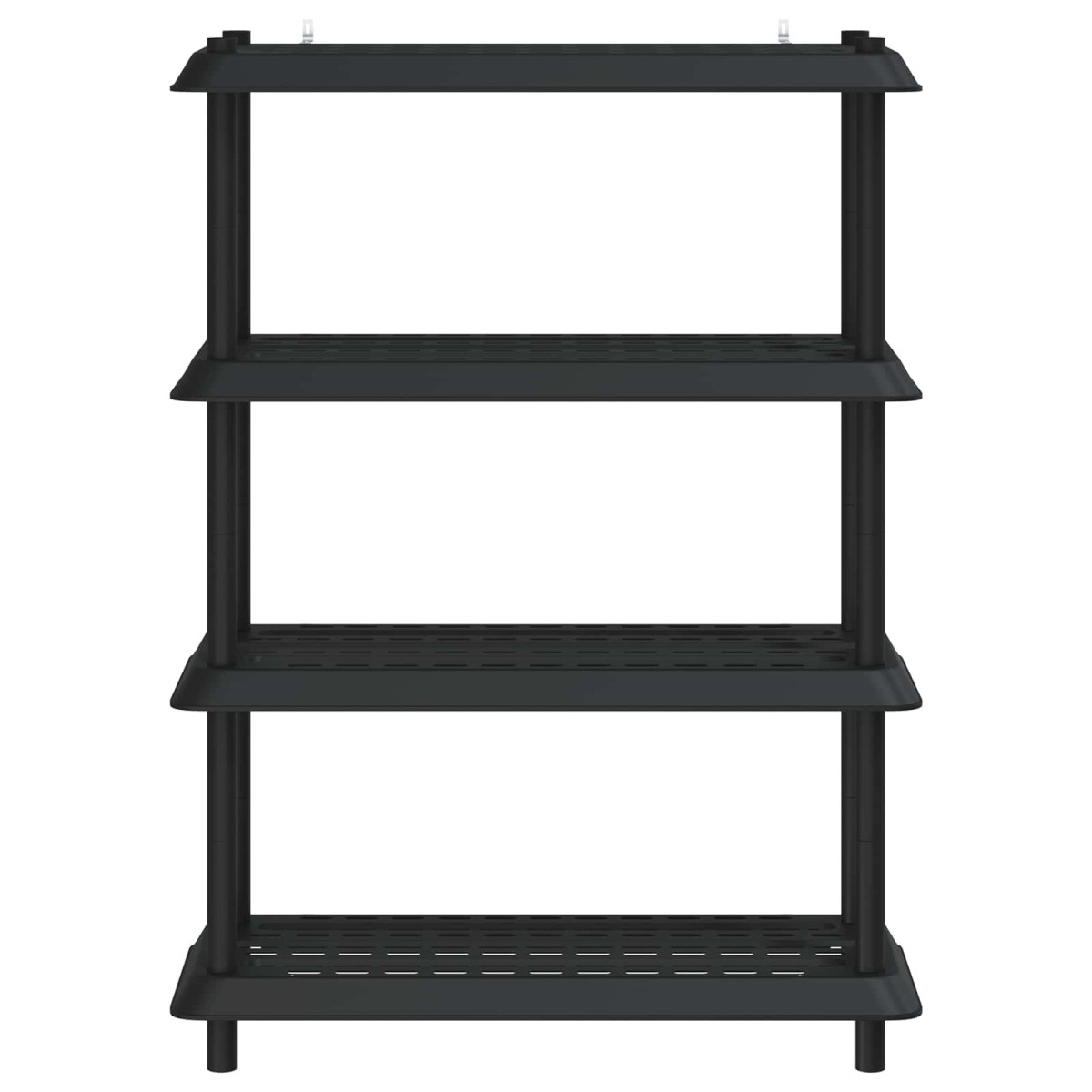 vidaXL Μονάδα Ραφιού 4 επίπεδα 100 x 40 x 136,5 εκ PP Ανθρακί