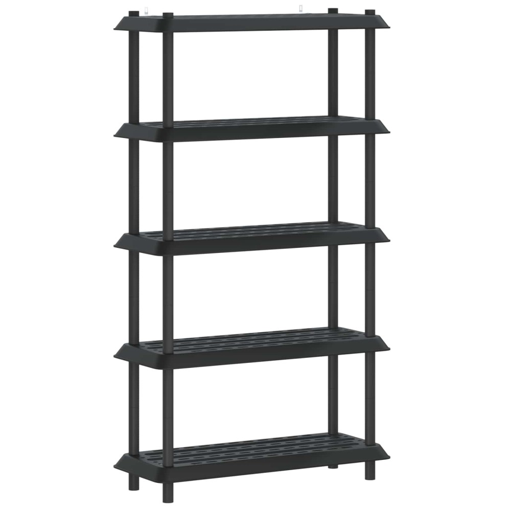 vidaXL Μονάδα Ραφιού 5 επίπεδα 100 x 40 x 177 εκ PP Ανθρακί