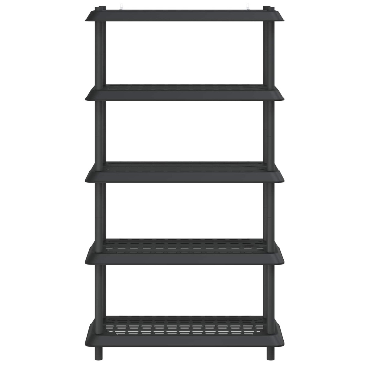 vidaXL Μονάδα Ραφιού 5 επίπεδα 100 x 40 x 177 εκ PP Ανθρακί