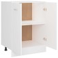 vidaXL Ντουλάπι Δαπέδου Λευκό 60x46x81,5 εκ. Μοριοσανίδα
