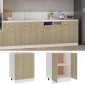 vidaXL Ντουλάπι Δαπέδου Sonoma Δρυς 60 x 46 x 81,5 εκ. Μοριοσανίδα