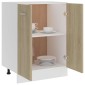 vidaXL Ντουλάπι Δαπέδου Sonoma Δρυς 60 x 46 x 81,5 εκ. Μοριοσανίδα