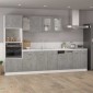 vidaXL Ντουλάπι Δαπέδου Γκρι Σκυροδέματος 60x46x81,5 εκ. Μοριοσανίδα