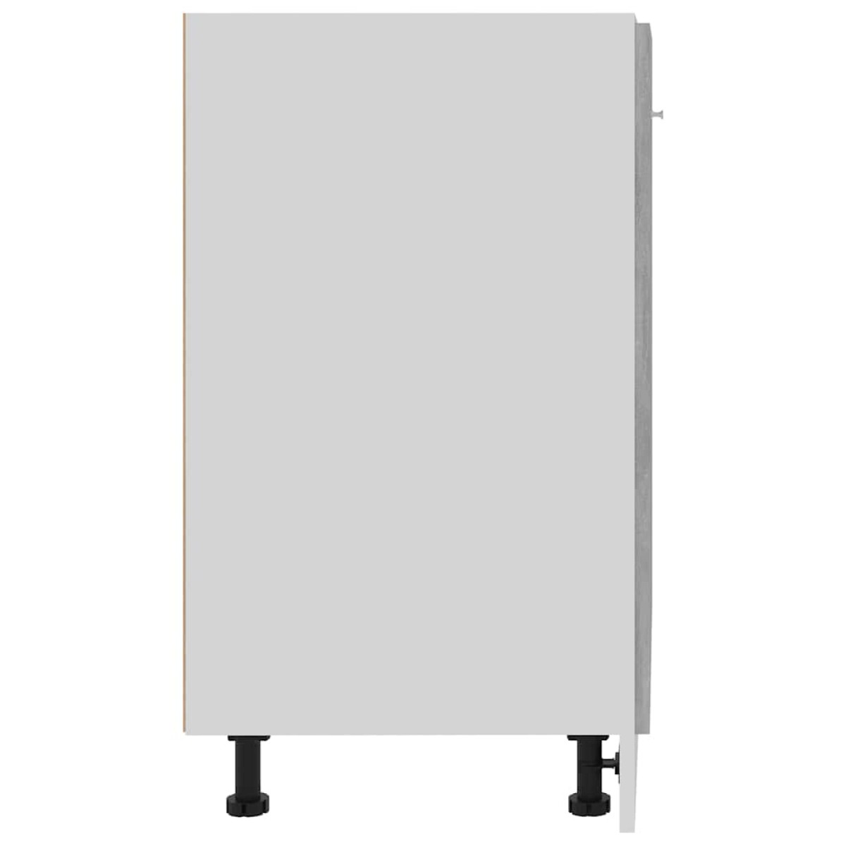 vidaXL Ντουλάπι Δαπέδου Γκρι Σκυροδέματος 60x46x81,5 εκ. Μοριοσανίδα