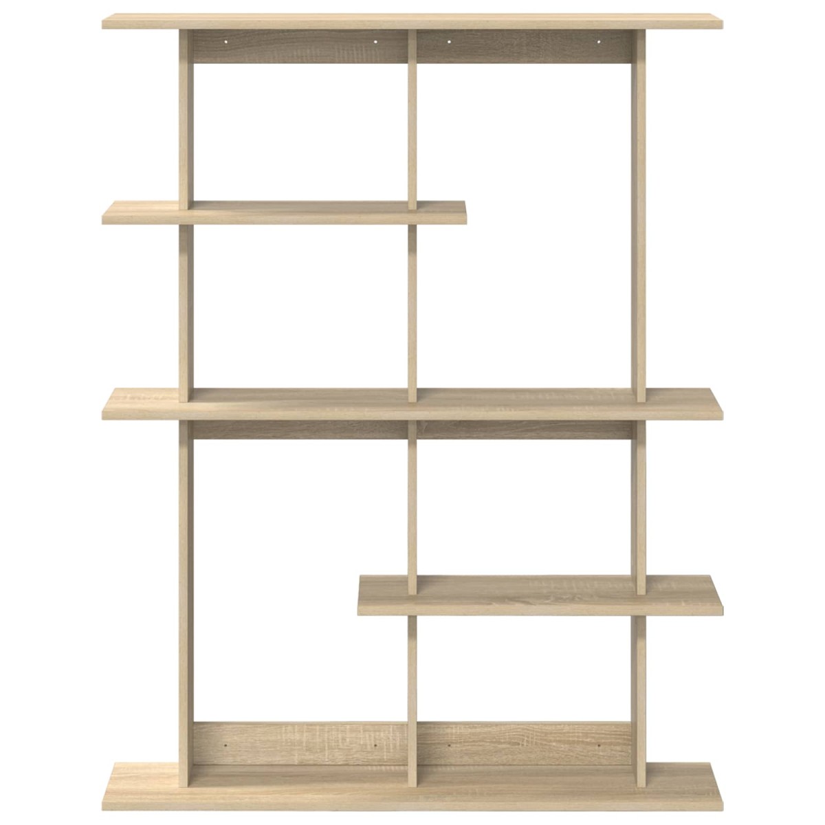 vidaXL Ράφι Τοίχου Sonoma Δρυς 102 x 20 x 130 εκ. Επεξεργασμένο Ξύλο
