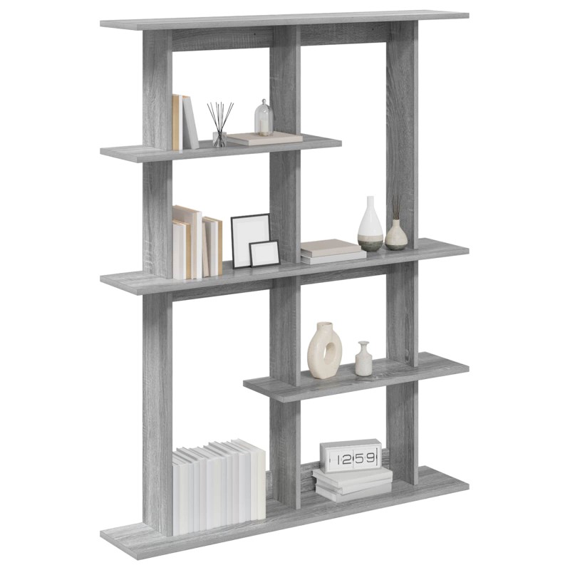 vidaXL Ράφι Τοίχου Γκρι Sonoma 102 x 20 x 130 εκ. Επεξεργασμένο Ξύλο