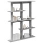 vidaXL Ράφι Τοίχου Γκρι Sonoma 102 x 20 x 130 εκ. Επεξεργασμένο Ξύλο