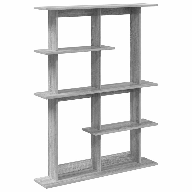vidaXL Ράφι Τοίχου Γκρι Sonoma 102 x 20 x 130 εκ. Επεξεργασμένο Ξύλο