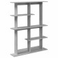 vidaXL Ράφι Τοίχου Γκρι Sonoma 102 x 20 x 130 εκ. Επεξεργασμένο Ξύλο