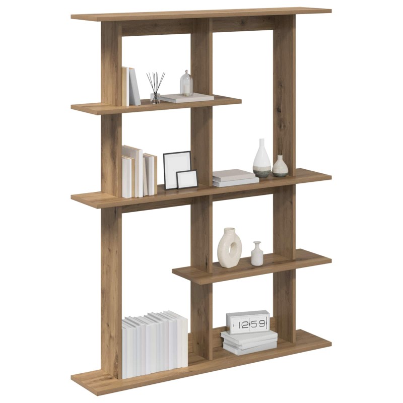 vidaXL Ράφι Τοίχου Artisan Δρυς 102 x 20 x 130 εκ. Επεξεργασμένο Ξύλο
