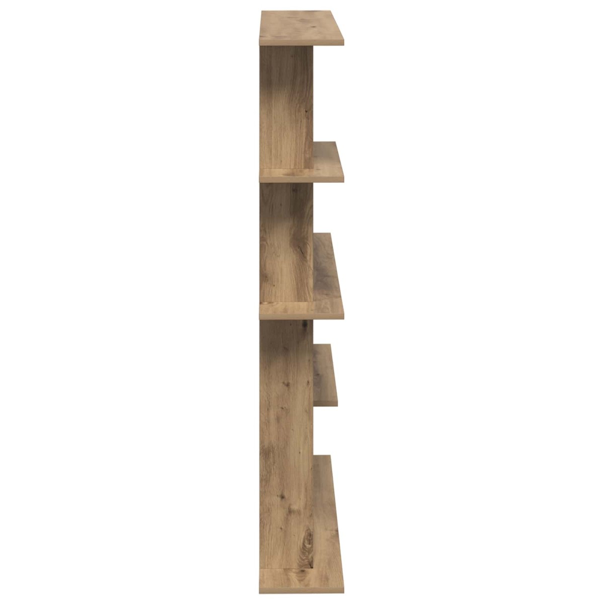 vidaXL Ράφι Τοίχου Artisan Δρυς 102 x 20 x 130 εκ. Επεξεργασμένο Ξύλο