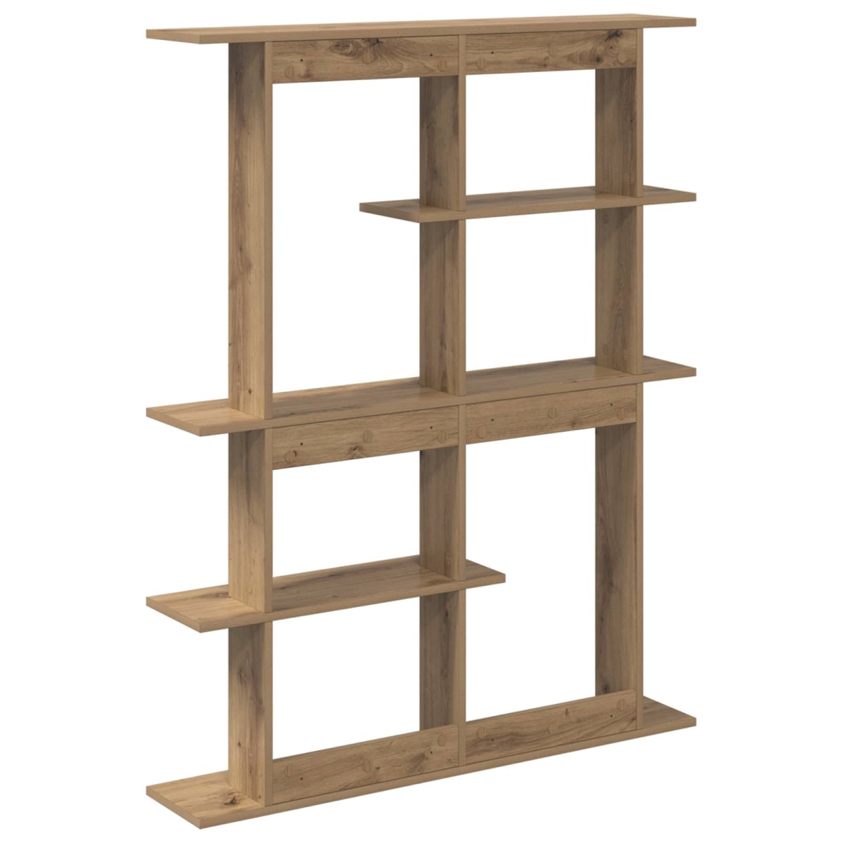 vidaXL Ράφι Τοίχου Artisan Δρυς 102 x 20 x 130 εκ. Επεξεργασμένο Ξύλο