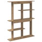 vidaXL Ράφι Τοίχου Artisan Δρυς 102 x 20 x 130 εκ. Επεξεργασμένο Ξύλο