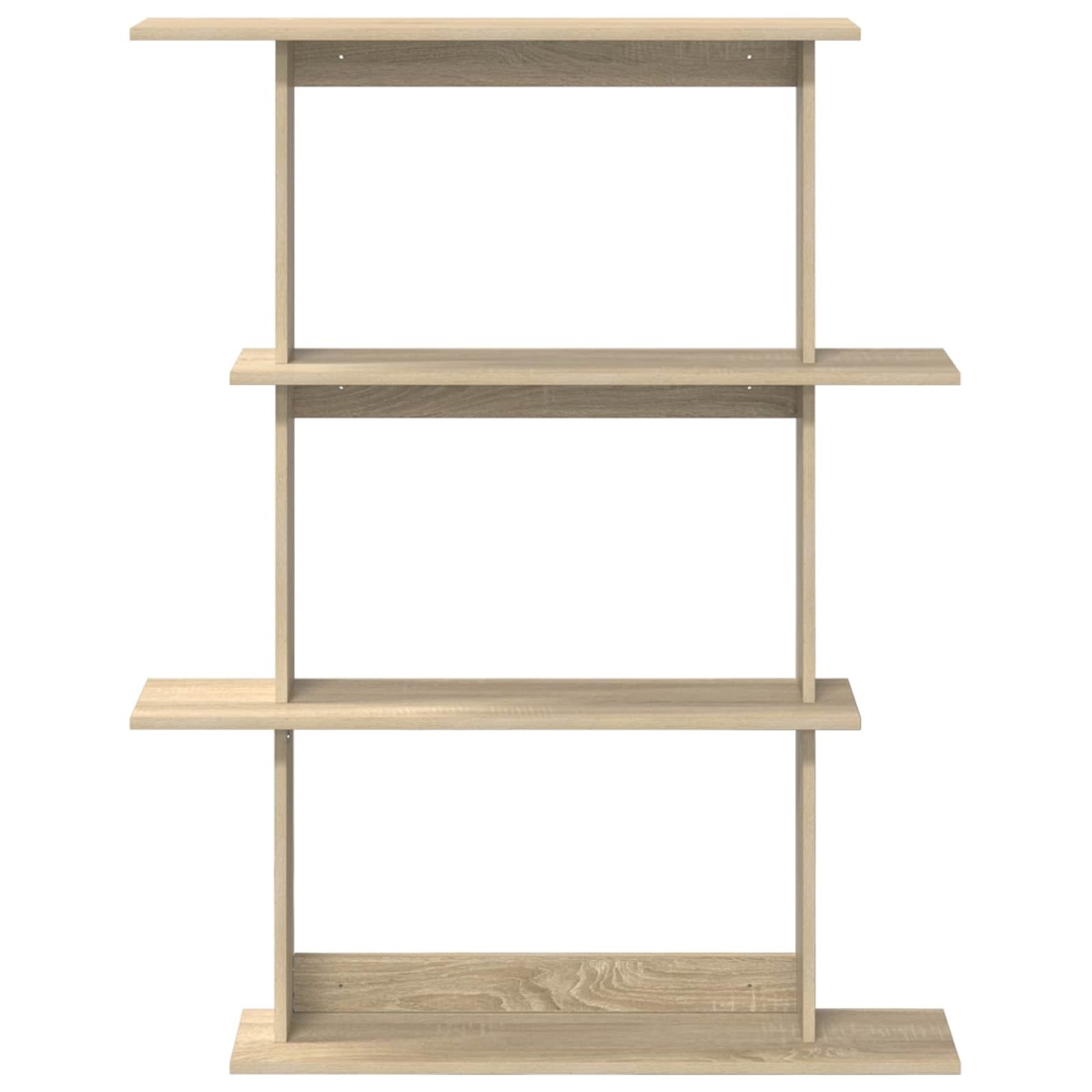 vidaXL Ράφι Τοίχου Sonoma Δρυς 100 x 20 x 126 εκ. Επεξεργασμένο Ξύλο