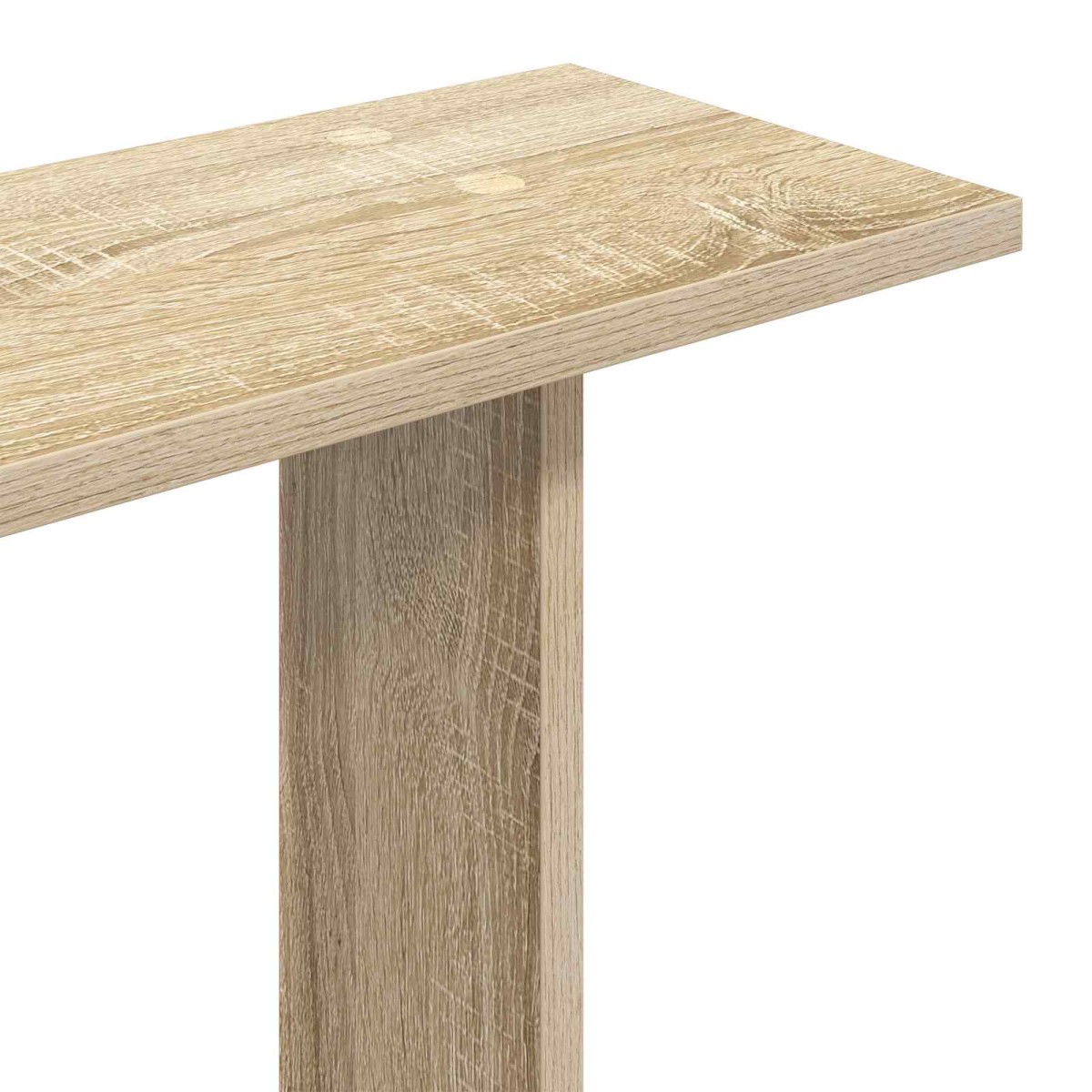 vidaXL Ράφι Τοίχου Sonoma Δρυς 100 x 20 x 126 εκ. Επεξεργασμένο Ξύλο