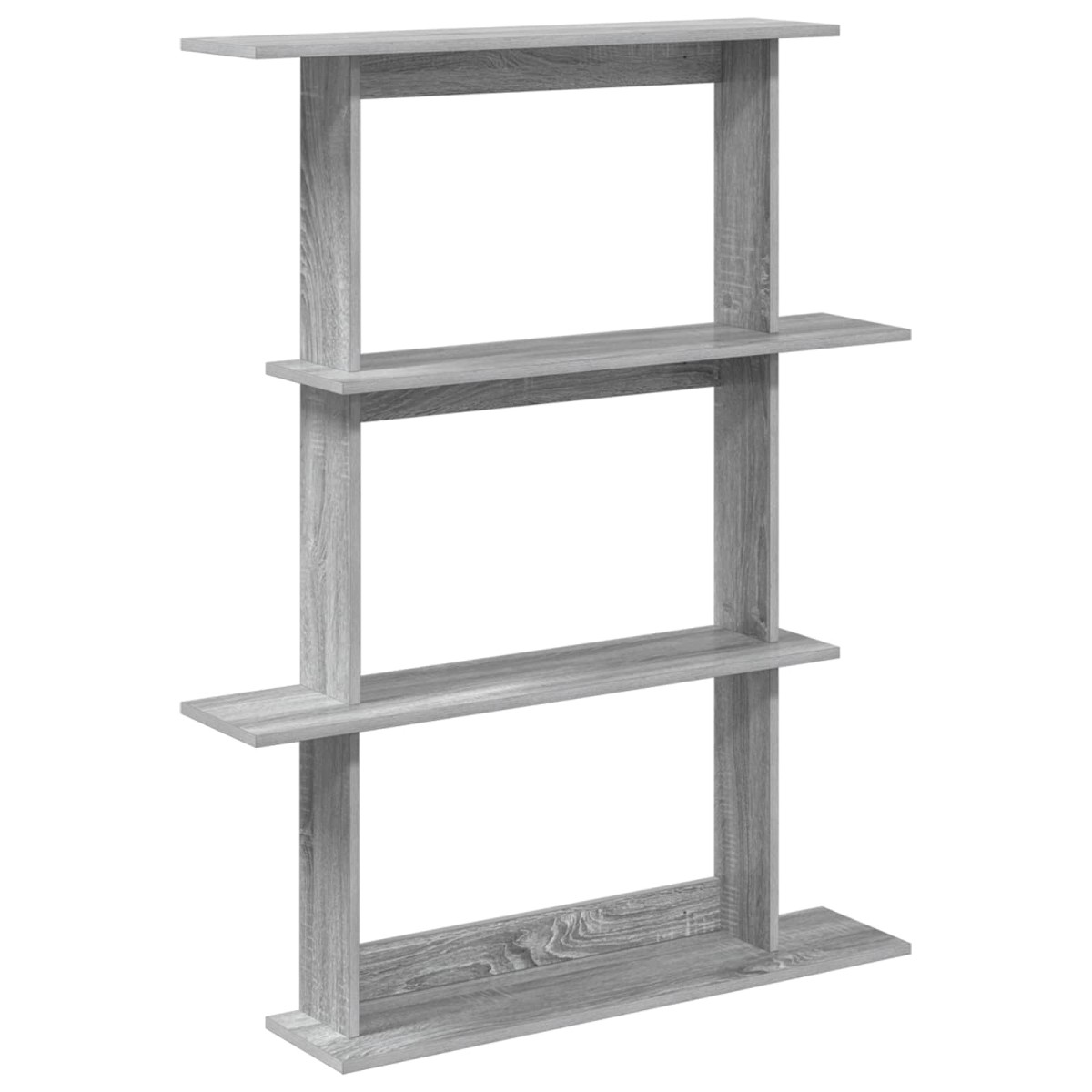 vidaXL Ράφι Τοίχου Γκρι Sonoma 100 x 20 x 126 εκ. Επεξεργασμένο Ξύλο