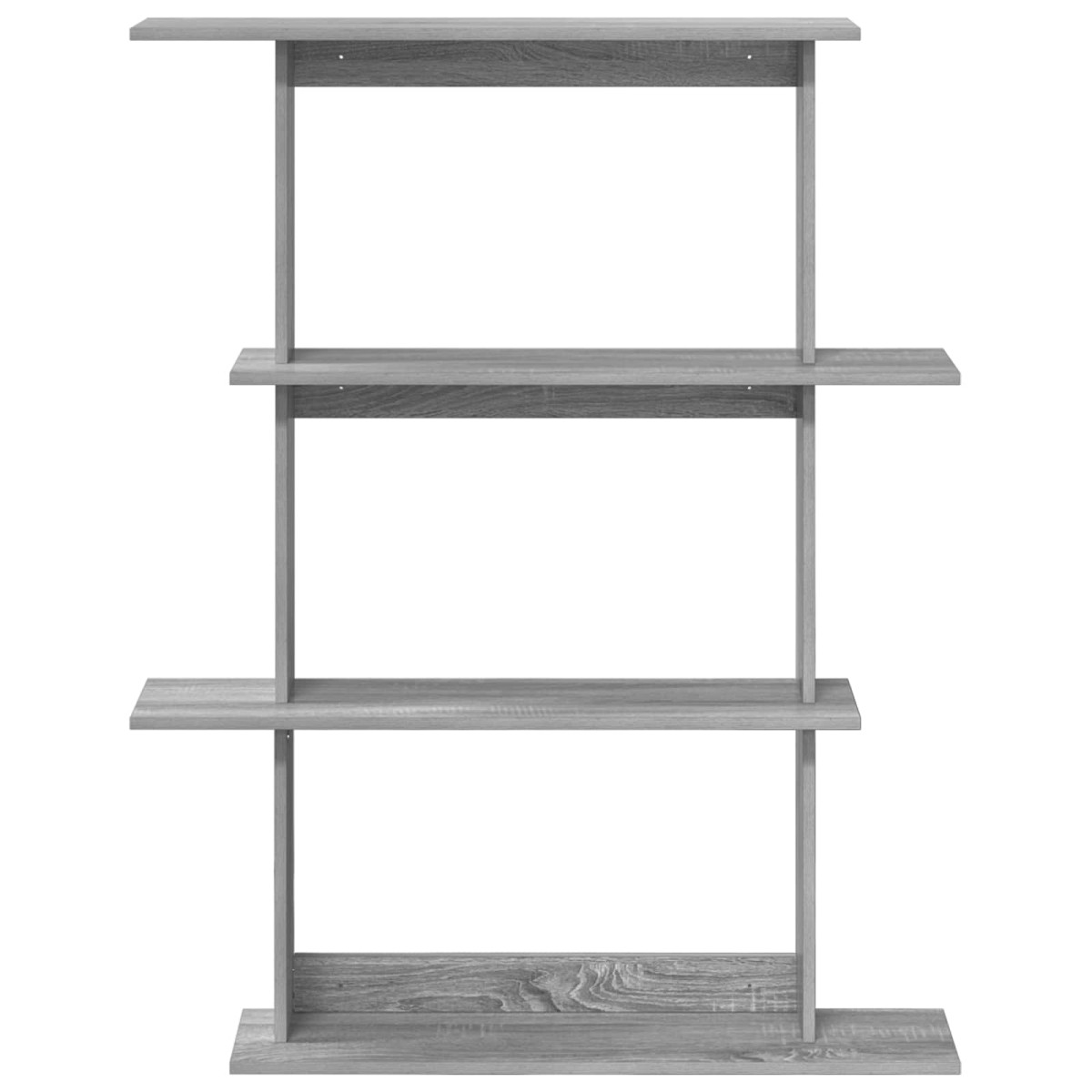 vidaXL Ράφι Τοίχου Γκρι Sonoma 100 x 20 x 126 εκ. Επεξεργασμένο Ξύλο