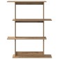 vidaXL Ράφι Τοίχου Artisan Δρυς 100 x 20 x 126 εκ. Επεξεργασμένο Ξύλο