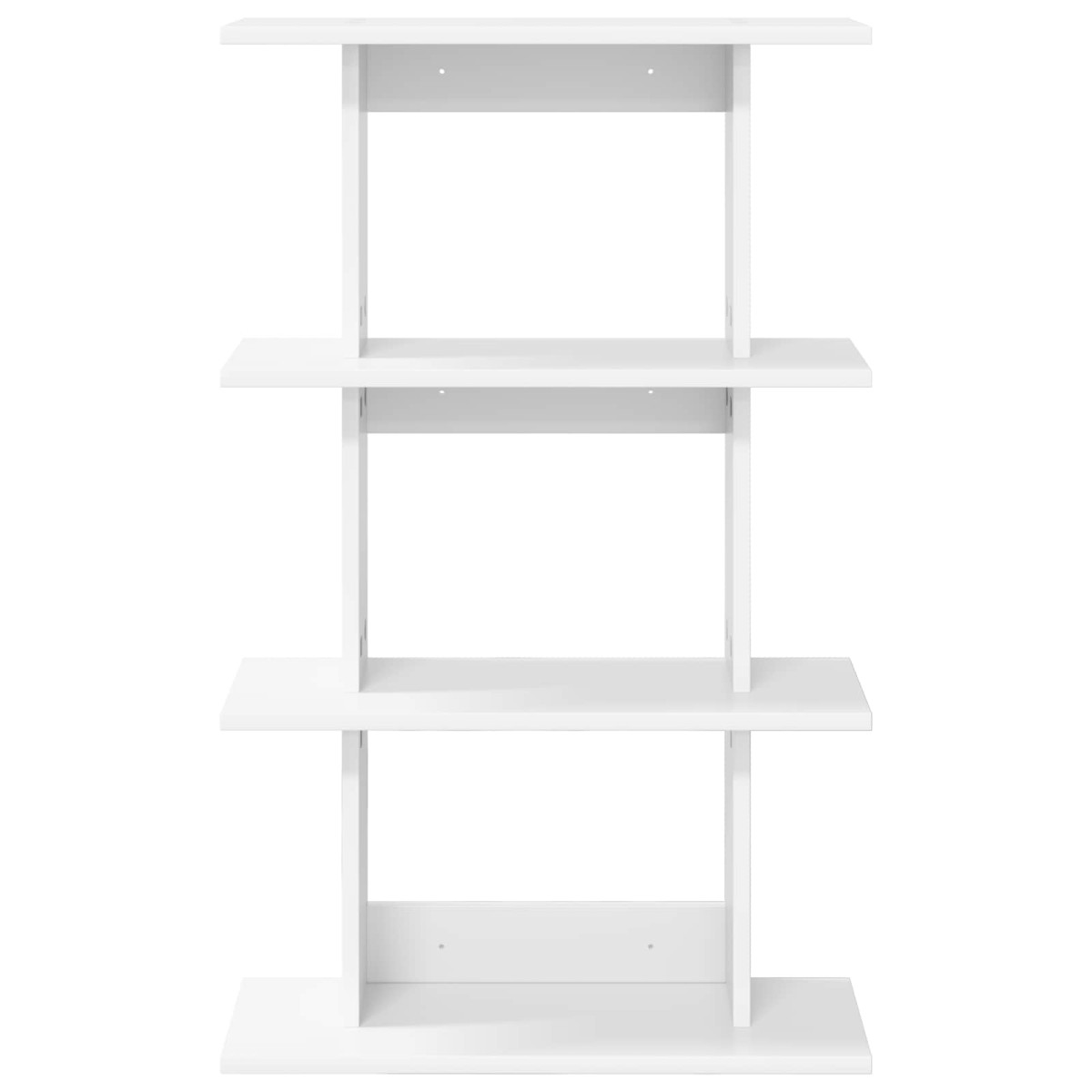 vidaXL Ράφι Τοίχου Επιτοίχιο Λευκό 56 x 20 x 90 εκ Επεξεργασμένο Ξύλο