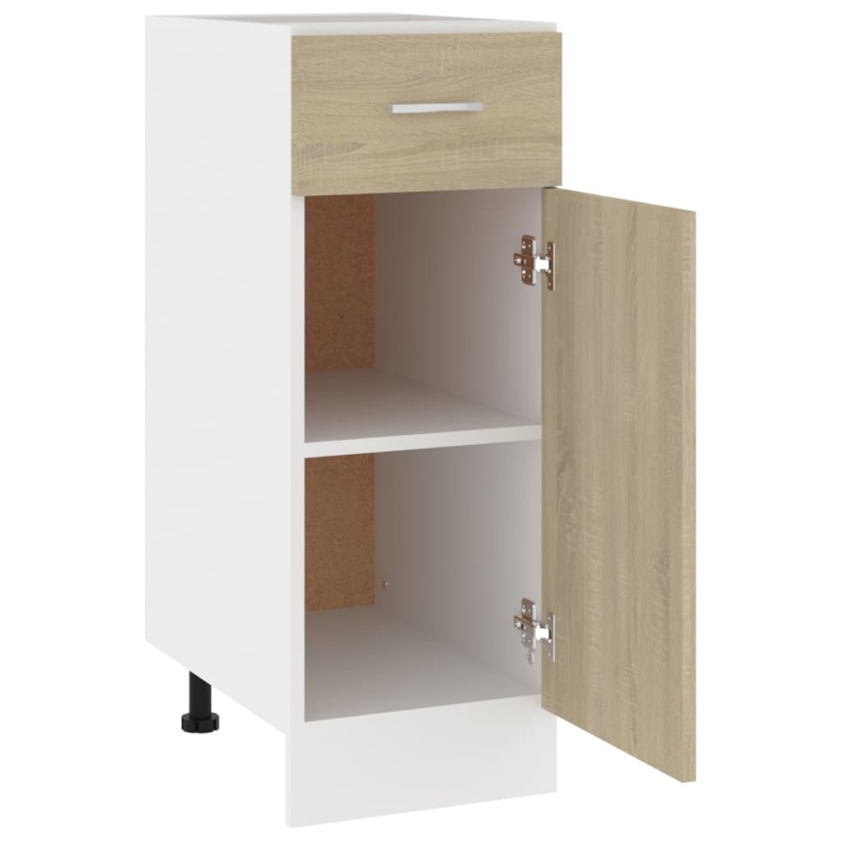 vidaXL Ντουλάπι με Συρτάρι Sonoma Δρυς 30x46x81,5 εκ. Μοριοσανίδα
