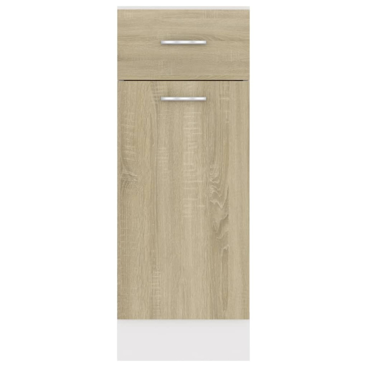 vidaXL Ντουλάπι με Συρτάρι Sonoma Δρυς 30x46x81,5 εκ. Μοριοσανίδα