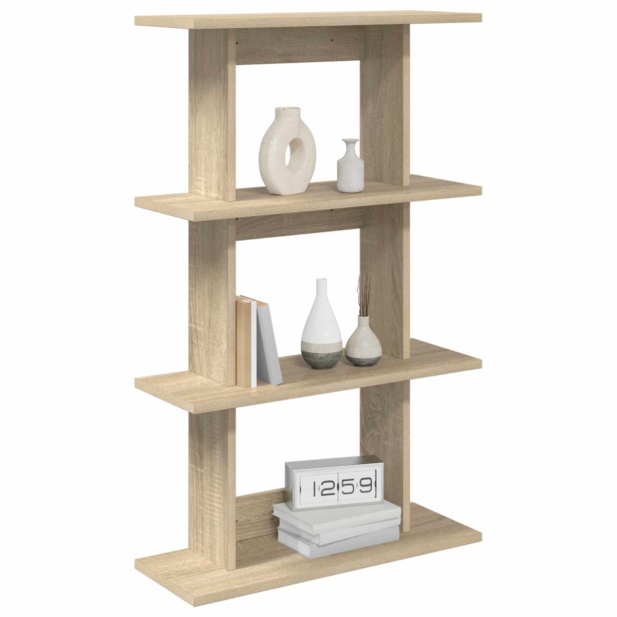 vidaXL Ράφι Τοίχου Επιτοίχιο Sonoma Δρυς 56 x 20 x 90 εκ
