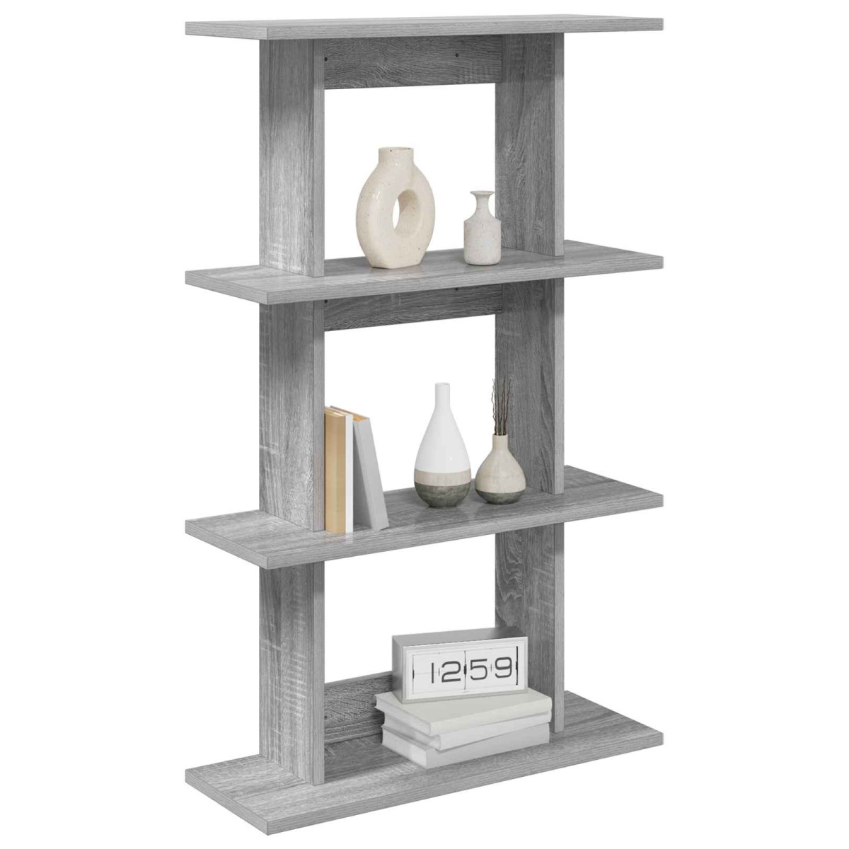 vidaXL Ράφι Τοίχου Επιτοίχιο Γκρι Sonoma 56 x 20 x 90 εκ
