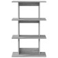 vidaXL Ράφι Τοίχου Επιτοίχιο Γκρι Sonoma 56 x 20 x 90 εκ