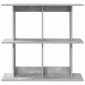 vidaXL Ράφι Τοίχου Επιτοίχιο Γκρι Σκυροδέματος 100 x 20 x 75 εκ