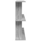 vidaXL Ράφι Τοίχου Επιτοίχιο Γκρι Sonoma 100 x 20 x 75 εκ