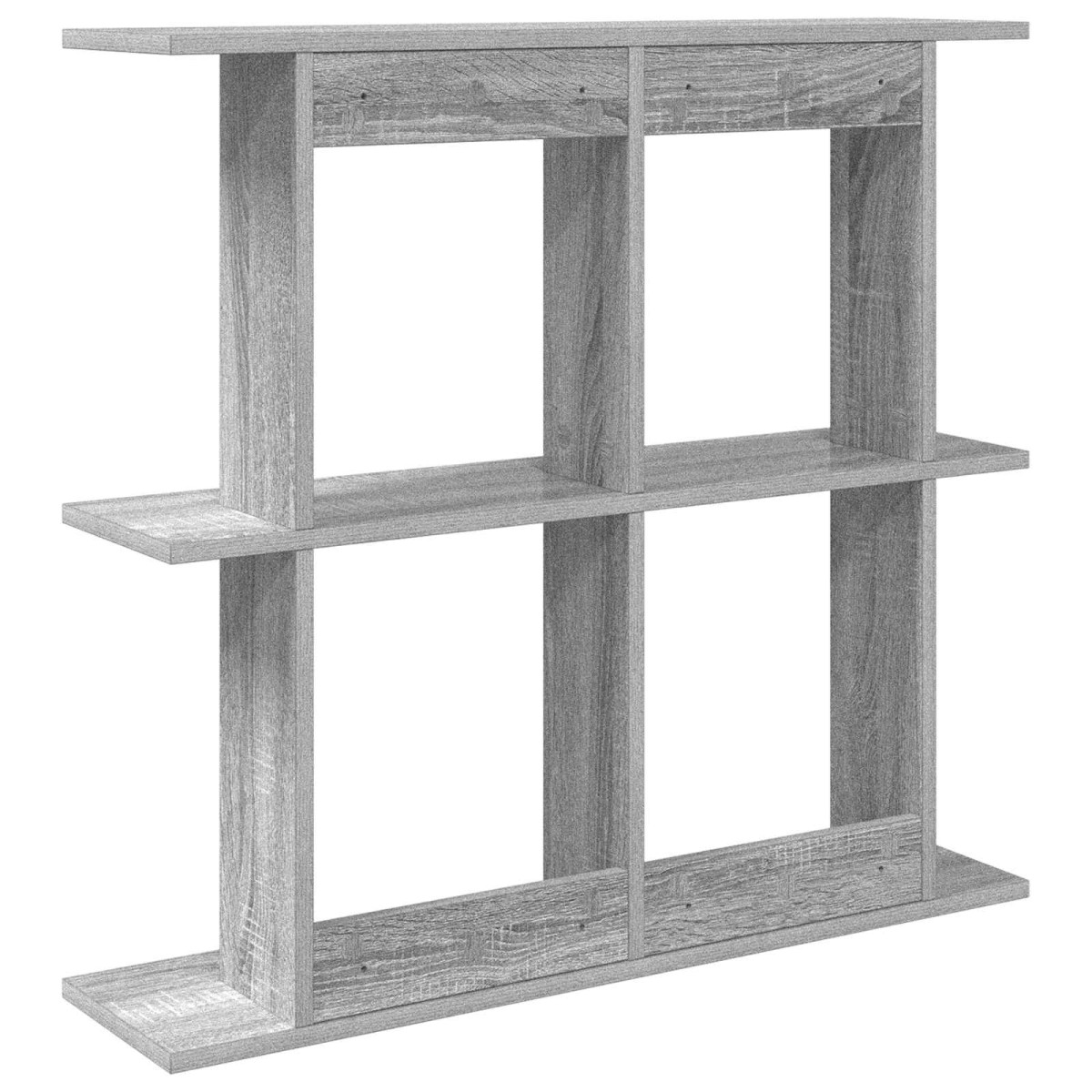 vidaXL Ράφι Τοίχου Επιτοίχιο Γκρι Sonoma 100 x 20 x 75 εκ