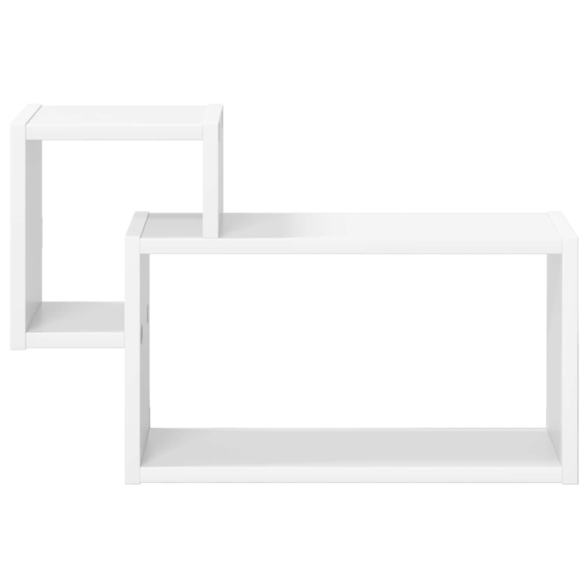 vidaXL Ράφι Τοίχου Επιτοίχιο Λευκό 55 x 15 x 35 εκ. Επεξεργασμένο Ξύλο